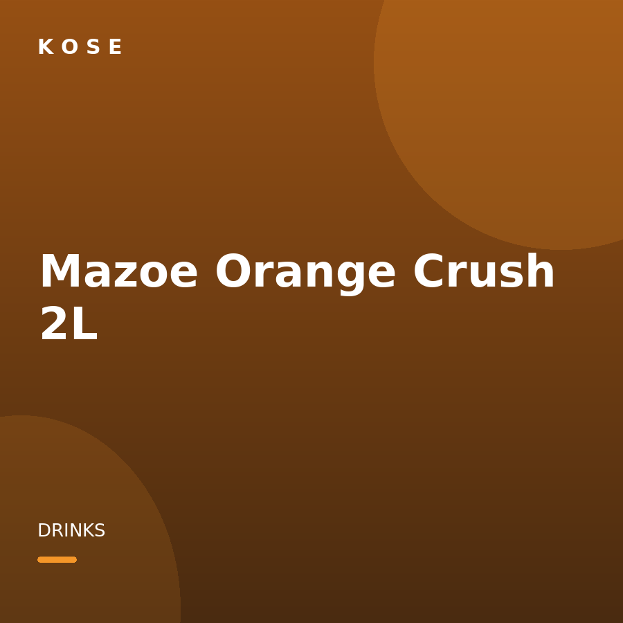 Mazoe Orange Crush 2L